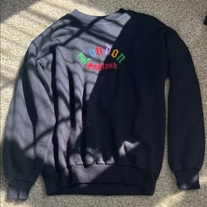 London England Blue Crewneck